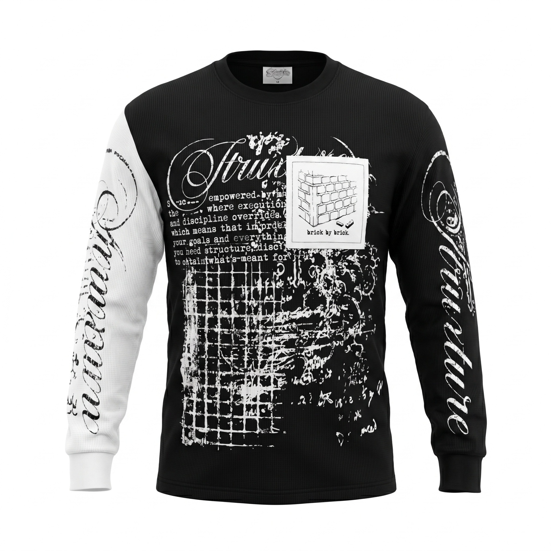 Patch Work Thermal — Black / White